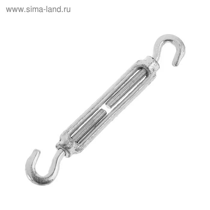 Талреп крюк-крюк ТУНДРА krep, DIN 1480, М6, оцинкованный