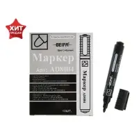 Маркер перманентный Beifa Office, 2.0 мм, чёрный