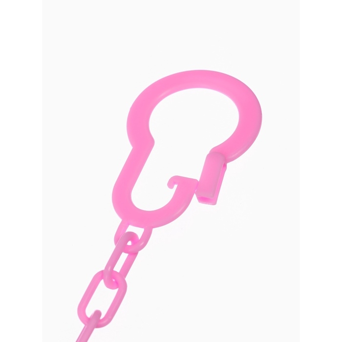 Держатель для соски - пустышки &laquo;Единорог&raquo;, на цепочке, цвет розовый