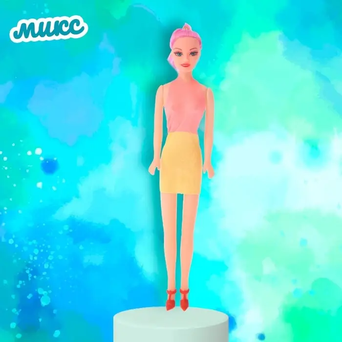 Кукла-модель &laquo;Оленька&raquo; в вечернем платье, МИКС