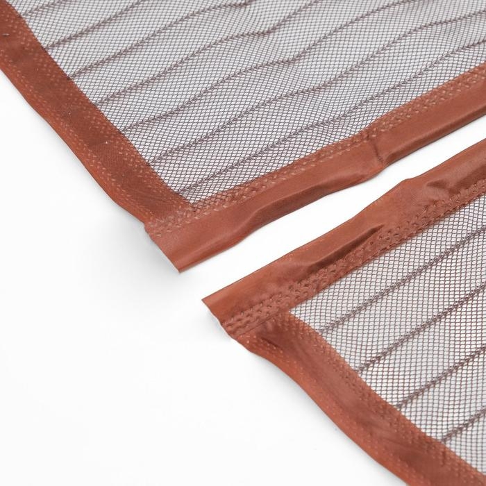 Сетка антимоскитная для дверей, 100 &times; 210 см, на магнитах, цвет коричневый