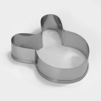 Набор форм для печенья Доляна &laquo;Животные&raquo;, 8 предметов, 14&times;14 см, цвет серебристый