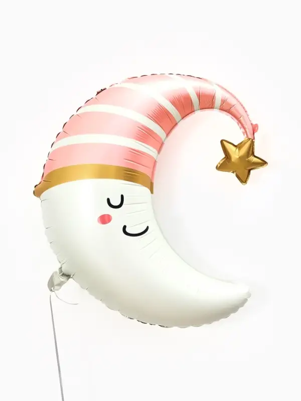 Воздушный шар фольгированный 28" &laquo;Месяц, розовый&raquo;