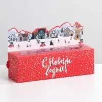 Коробка для макарун Red, 18&times;5.5&times;5.5 см