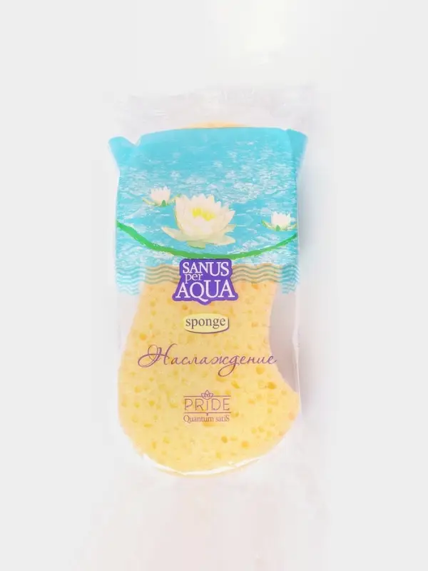 Губка для тела массажная &laquo;Наслаждение&raquo;, 18&times;9,5&times;5 см, цвет МИКС