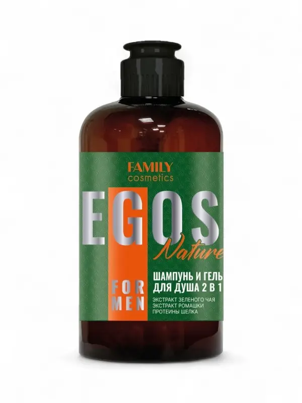 Шампунь и гель для душа мужской Nature, 470 мл