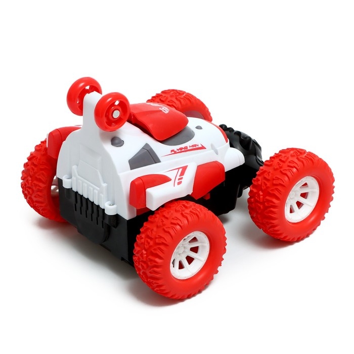 Машинка &laquo;Перевёртыш&raquo;, радиоуправляемая, работает от аккумулятора, цвет красный
