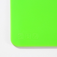 Доска разделочная &laquo;Эко&raquo;, 17&times;24&times;0,2 см, прямоугольная, цвет салатовый