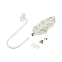 Крючок для штор CAPPIO KS041, цвет белый с золотом, набор 2 шт