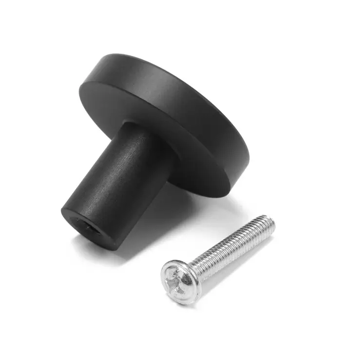 Ручка-кнопка CAPPIO PK325, d=30 мм, цвет черный