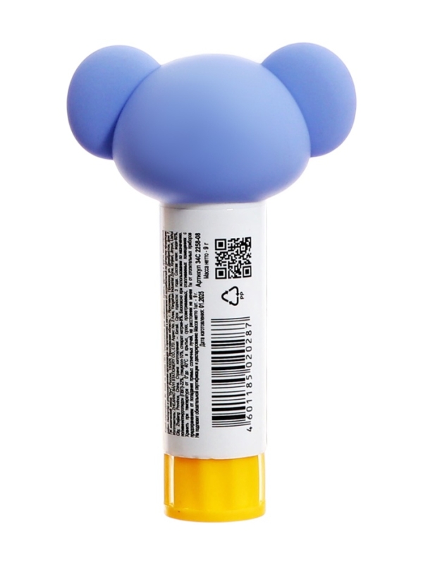 Клей-карандаш PVP 9г Луч ZOO, фигурный колпачок, МИКС