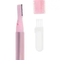 Триммер LEP-05, для бровей, 1хААА (не в комплекте), розовый