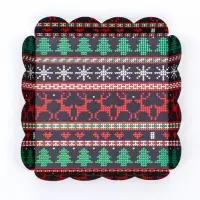 Коробка для печенья, кондитерская новогодняя упаковка, &laquo;Елочные украшения&raquo;, 12&times;12&times;3 см