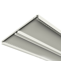 Полка для стеллажа, 50&times;101 см, перфорированная, шаг 2,5 см, цвет белый