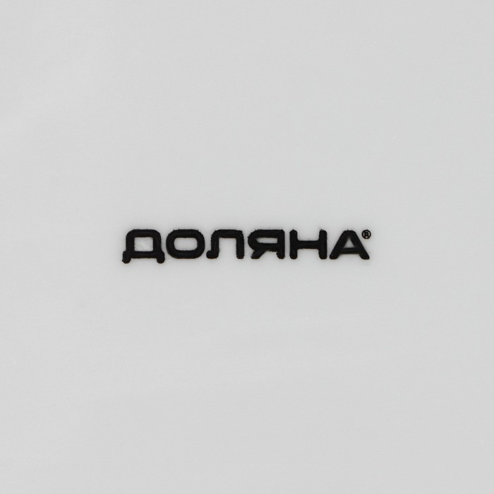 Форма для выпечки из жаропрочной керамики овальная Доляна &laquo;Лимон&raquo;, 27,5&times;15 см, цвет белый