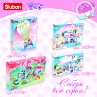 Конструктор Розовая Мечта &laquo;Дом с бассейном&raquo;, 446 деталей