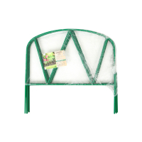 Ограждение декоративное, 65 &times; 325 см, 5 секций, металл, зелёное, &laquo;Арена&raquo;, Greengo