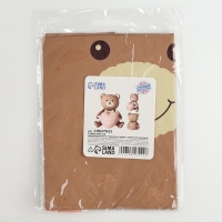 Шар фольгированный 42" &laquo;Медвежонок с розовым сердцем&raquo;, матовый, цвет шоколадный, под воздух