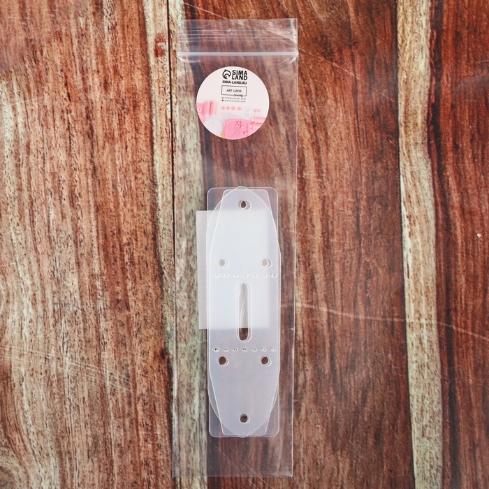 Набор лекал для подпряжника, 30 мм &times; 10,5 см, 3 шт, цвет прозрачный