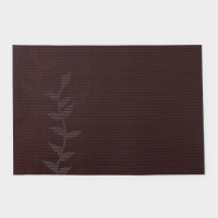 Салфетка сервировочная на стол Доляна &laquo;Росток&raquo;, 45&times;30 см, цвет серый