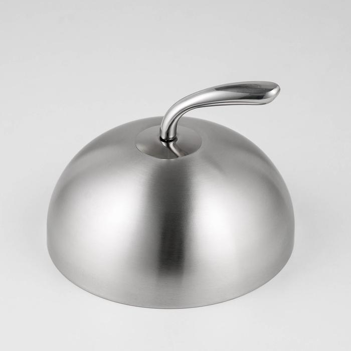Крышка-Клош из нержавеющей стали, 20&times;20&times;14 см, круглая