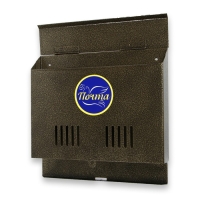 Ящик почтовый без замка (с петлёй), горизонтальный &laquo;Широкий&raquo;, бронзовый