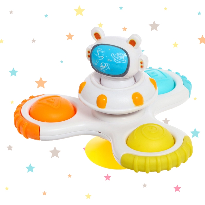 Набор спиннеров для ванной на присосках &laquo;Космос&raquo;, 3 шт. в наборе