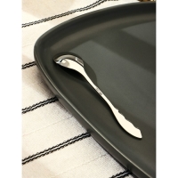 Ложка десертная из нержавеющей стали Magistro &laquo;Перо&raquo;, длина 12,5 см, цвет серебряный