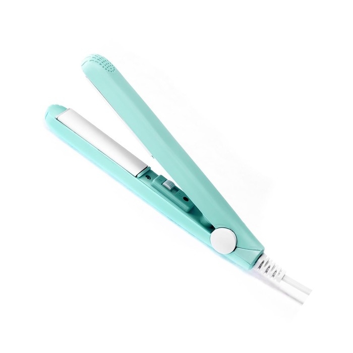 Выпрямитель Luazon LW-27, мини, 25 Вт, керамическое покрытие, 180&deg;C, бирюзовый