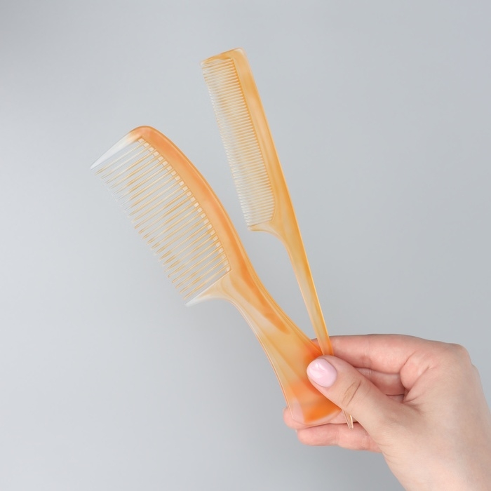 Набор парикмахерский, 4 предмета, цвет &laquo;янтарный&raquo;