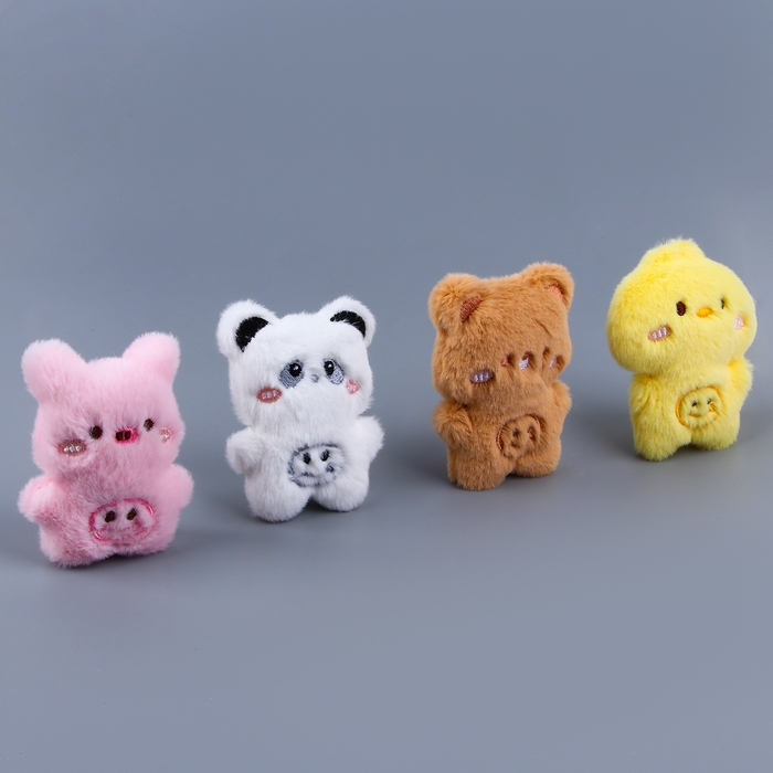 Мягкий магнит &laquo;Зверята&raquo;, 8 см, виды МИКС