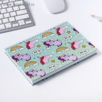 Скетчбук в твердой обложке на гребне &laquo;Магия&raquo; А5, 80 л, 100 г/м