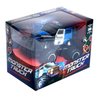 Джип радиоуправляемый &laquo;Полиция&raquo;, работает от батареек, цвет чёрный