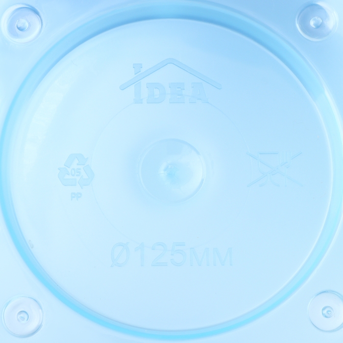 Горшок для орхидей с поддоном &laquo;Деко&raquo;, 1,2 л, цвет голубой