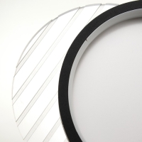 Бра "Двойной круг" LED 18Вт 3000/4000К белый 19х23х5 см