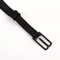 Набор фиксаторов для бретелей, 10 мм, 15-25 см, 3 шт, цвет чёрный/белый/бежевый