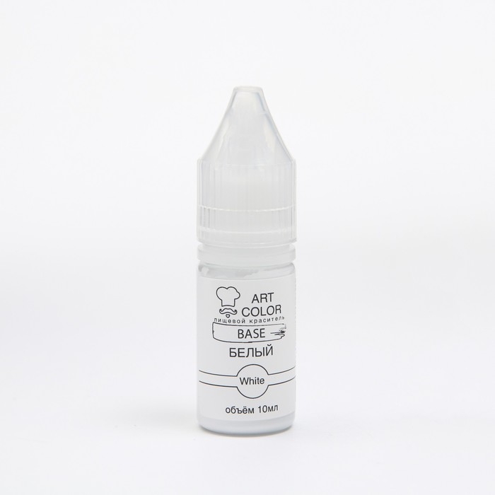 Гелевый краситель Art Color, белый, 10 мл