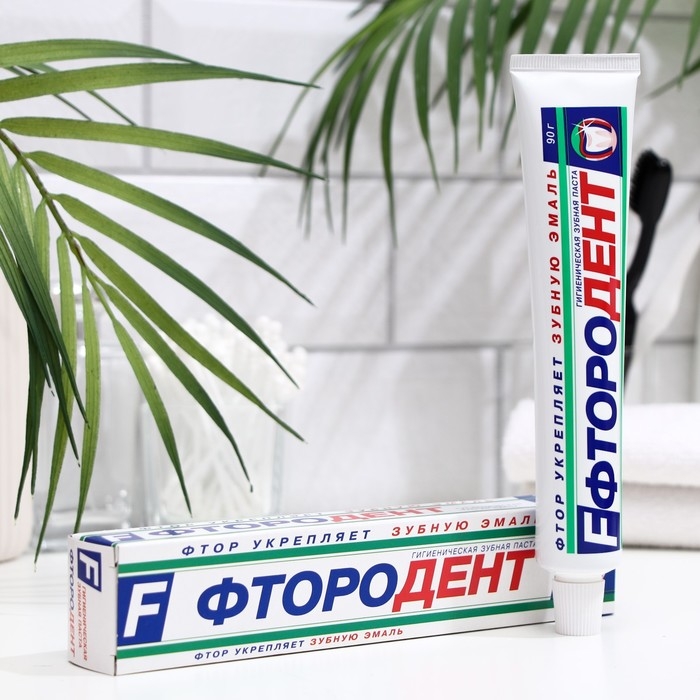 Зубная паста &laquo;Фтородент&raquo;, в упаковке, 90 г