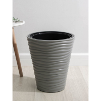 Кашпо для цветов со вставкой &laquo;Дюна&raquo;, 19,5 л, цвет серый