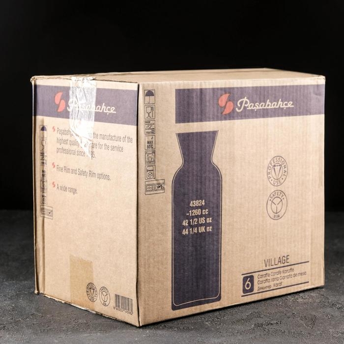 Декантер стеклянный &laquo;Виллаж&raquo;, 1,26 л