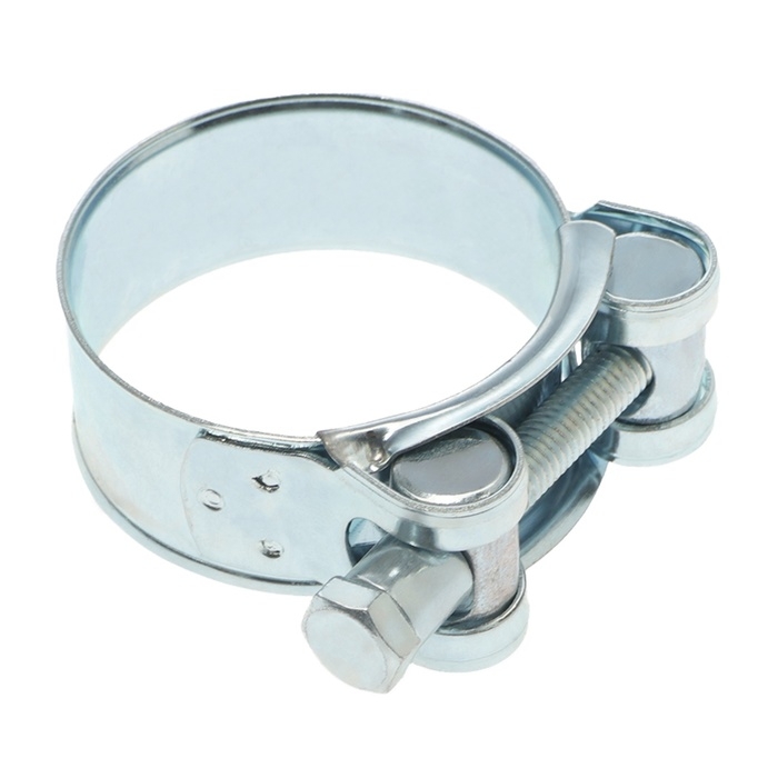 Хомут силовой ZEIN engr, диаметр 40-43 мм, ширина 20 мм, оцинкованный