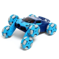Машина радиоуправляемая &laquo;Трюковая&raquo;, дым, с аккумулятором, цвет синий