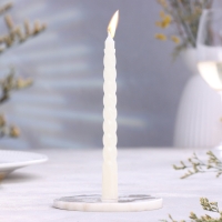 Набор свечей витых, 1,5х 15 см, 2 штуки, аромат ваниль