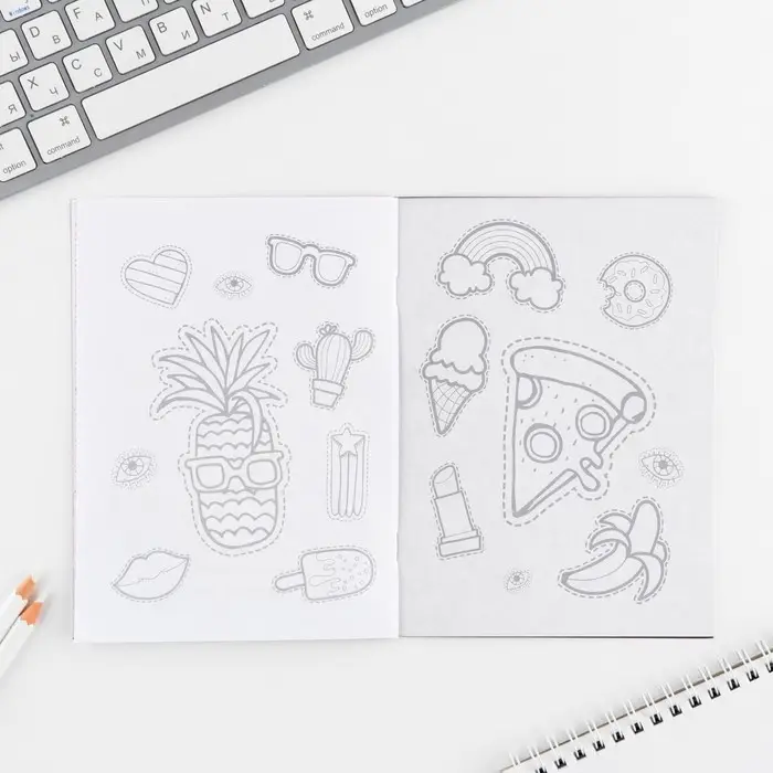 Блокнот раскраска 12 л., 130&times;180 &laquo;Самая яркая&raquo;