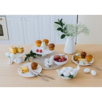 Набор для специй Доляна &laquo;Зайка&raquo;, 2 предмета: солонка 50 мл, перечница 40 мл, цвет белый