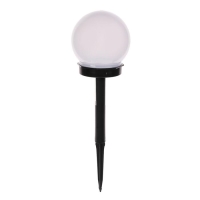 Садовый светильник на солнечной батарее &laquo;Малый шар&raquo;, 10&times;32&times;10 см, 1 LED, свечение тёплое белое