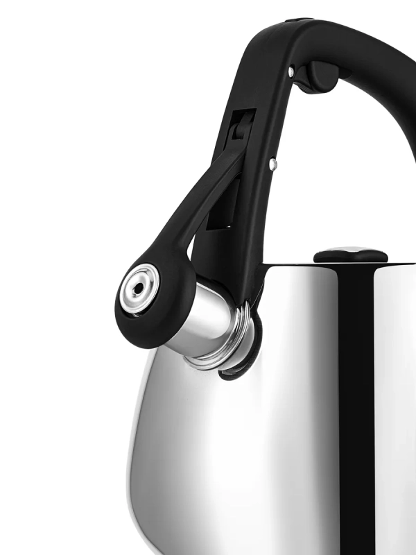 Чайник со свистком 2,5 л Mela-2,5L Серый нерж. стал