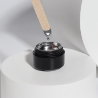 Гель лак для ногтей, &laquo;LIQUID METALL&raquo;, 3-х фазный, 5мл, LED/UV, цвет серебристый