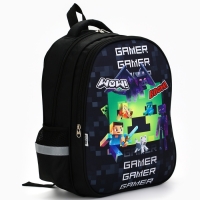 Рюкзак каркасный ArtFox STUDY, 39х30х14 см, унив "Пиксели"