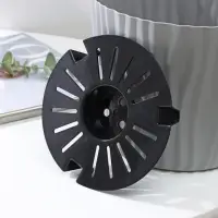 Кашпо для цветов со вставкой &laquo;Волна&raquo;, 4 л, d=20 см, h=17 см, цвет серый